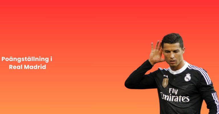 Poängställning i Real Madrid