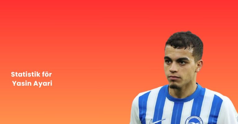 Statistik för Yasin Ayari 3 Statistik för Yasin Ayari