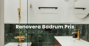 Renovera Badrum Pris