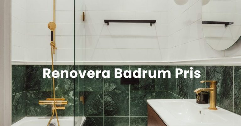 Renovera Badrum Pris: Fullständig Prisguide 2026 10 Renovera Badrum Pris