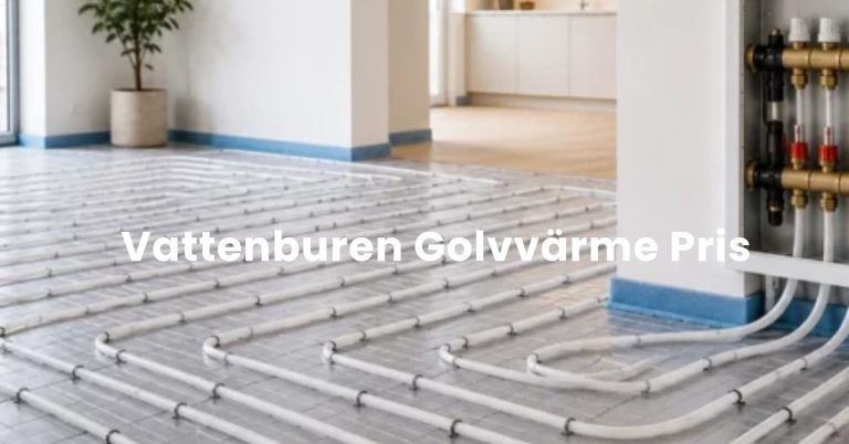 Vattenburen Golvvärme Pris: Fullständig Guide till Kostnader 2026 8 Vattenburen Golvvärme Pris